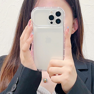 เคสโทรศัพท์มือถือแบบนิ่ม ใส ลายหน้าต่างใหญ่ สําหรับ iPhone X Xs XR XSMAX 11 12 13 14 15 PRO MAX 14 14Pro