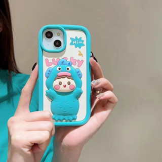 เคสโทรศัพท์มือถือ ซิลิโคน ลายการ์ตูนปลา นางเงือก สามมิติ รวมทุกอย่าง สําหรับ iPhone15 14 13 12 11 Pro MAX