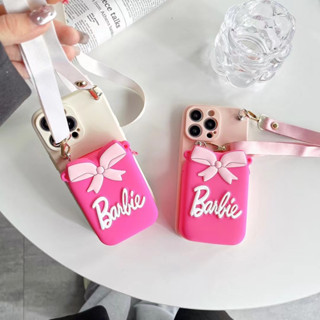 เคสโทรศัพท์มือถือ แบบนิ่ม พร้อมกระเป๋าสตางค์ และเชือกคล้อง สําหรับ Iphone 14promax 13 promax 12 promax 11