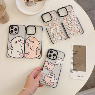 การ์ตูน น่ารักจัง จิ๋ม ประเภทคู่ เคส Samsung Galaxy A13 A23 A33 A53 A52 A52S A14 A34 A54 4G 5G case