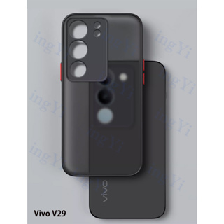 เคสโทรศัพท์มือถือ TPU PC แข็ง ผิวด้าน กันกระแทก สําหรับ Vivo V29 - V29e- V27- V27e- V25 Pro 5G - V25 5G - V25e - V23 5G- V23e -V21 -V21e 4G 5G