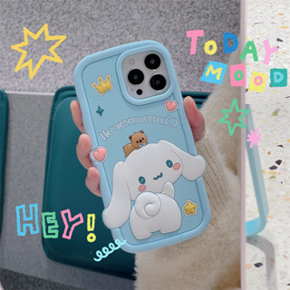 เคสโทรศัพท์มือถือ ซิลิโคนนุ่ม ลายการ์ตูน Cinnamoroll สําหรับ iphone 14 13 12 11 pro max 14pro 13pro 12pro