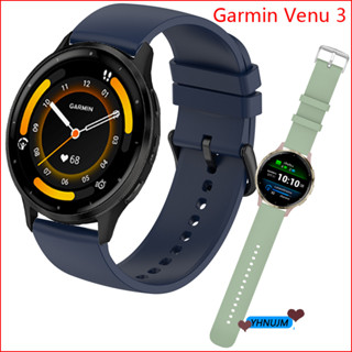 สาย Garmin Venu 3 สาย silicone For Garmin Venu3 Smart watch สายนาฬิก ฟิล์ม Garmin Venu 3 smart Watch อุปกรณ์เสริมสมาร์ทวอทช์