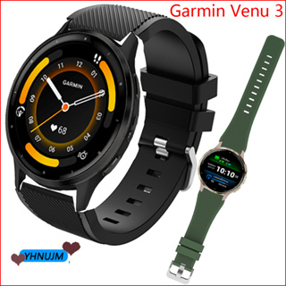 สายนาฬิกาข้อมือซิลิโคน แบบปลดเร็ว สําหรับ Garmin Venu 3 Venu3