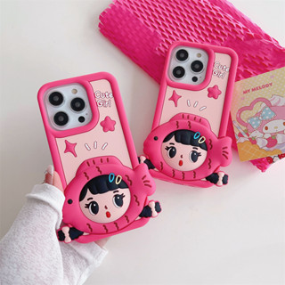 เคสโทรศัพท์มือถือ ลายเด็กผู้หญิง ปลาน้อย สําหรับ iPhone15 ProMax 14ProMax 13 iPhone11 12 ProMax