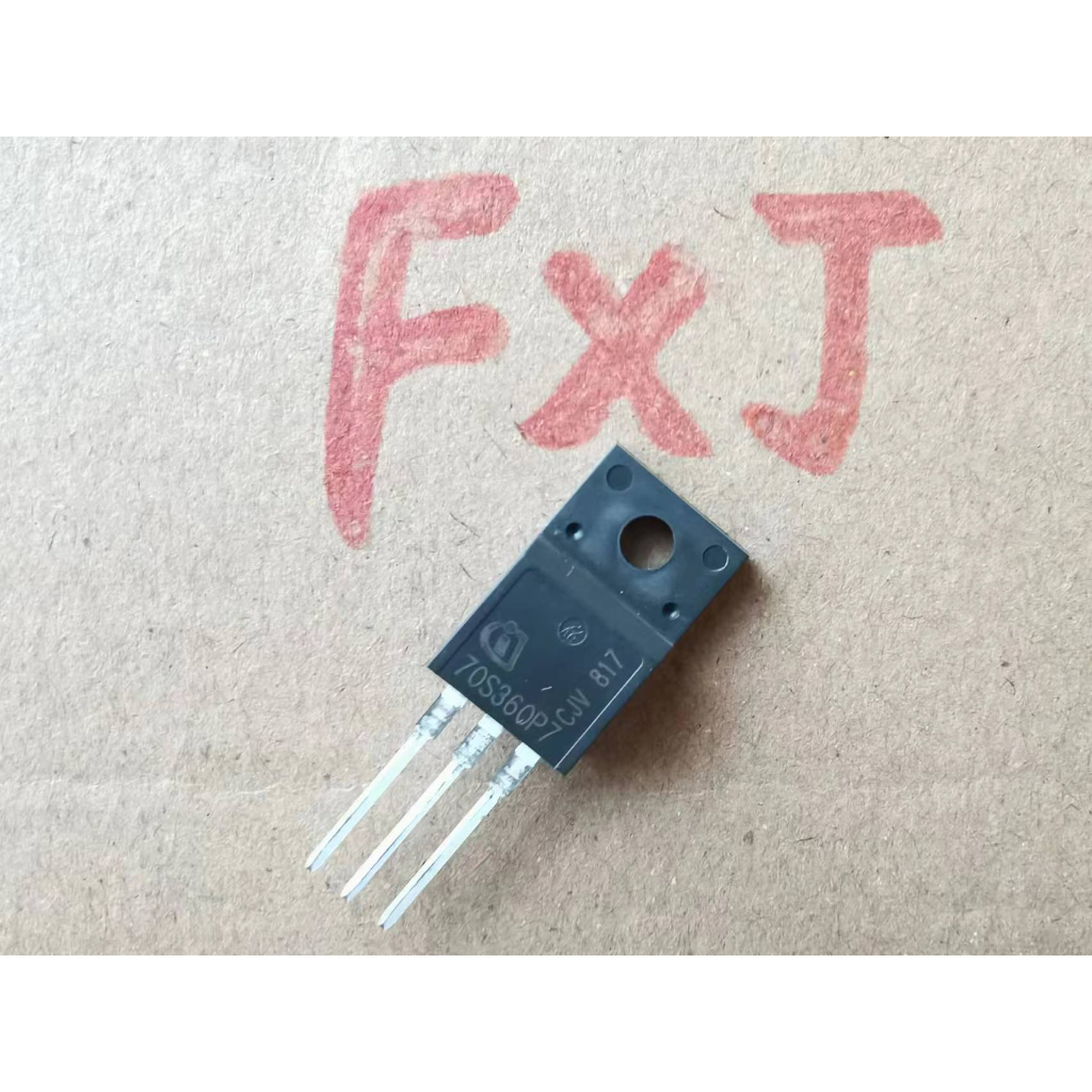 ((10 ชิ้น) 70S360P7 ของแท้/นําเข้ายี่ห้อใหม่ Field Effect Management IPA70R360P7S TO-220F