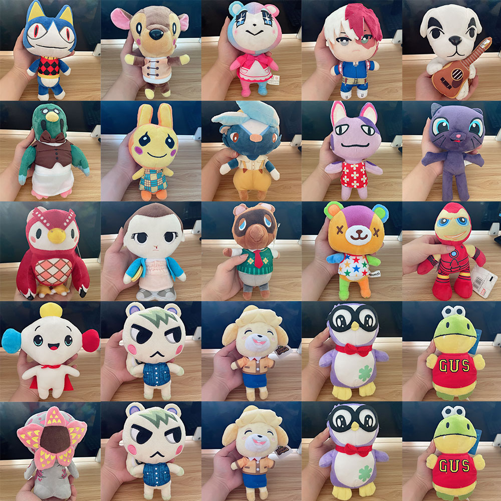 ของเล่นตุ๊กตาอนิเมะ My Hero Academia Iron Man Animal Crossing New Horizons ขนาด 17 ซม. - 25 ซม. เหมาะกับของขวัญ สําหรับเด็ก