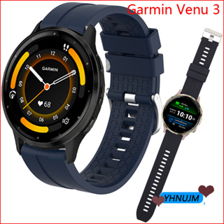 สายนาฬิกาข้อมือ ซิลิโคนนิ่ม สําหรับ Garmin Venu 3 Venu3 Smart watch Sport