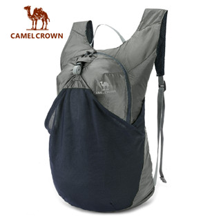 CAMEL CROWN กระเป๋าเป้สะพายหลัง น้ําหนักเบา 14 ลิตร พับได้ กันกระเด็น สําหรับเล่นกีฬา กลางแจ้ง