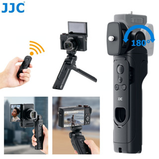 JJC TP-C1 ขาตั้งกล้องบลูทูธไร้สาย ขนาดเล็ก พร้อมรีโมตควบคุม แบบเปลี่ยน HG-100TBR สําหรับ Canon EOS R100 R50 R10 R8 R7 R6 Mark II R6 R5 R3 RP R M6 M50 Mark II M200 6D 77D 90D 850D 800D 200D II PowerShot V10 G7X Mark III G5X Mark 2 SX70 HS