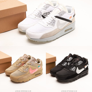 Off-white X Air MAX 90 GPX รองเท้าวิ่ง ขนาดเล็ก AA7293-100 AA7293-001 AA7293-200