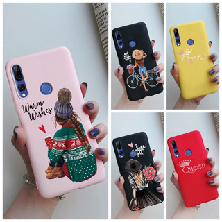 Huawei P Smart Z / Huawei Y9 Prime (2019) เคสแฟชั่น สาวสวย ซิลิโคนนิ่ม TPU เคส