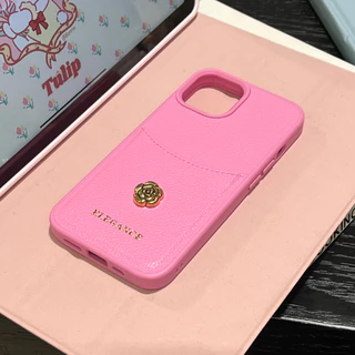 หรูหรา Camellia ช่องใส่การ์ดเคสโทรศัพท์สําหรับ iPhone 17Promax 17Air 16 15 14 13 12 Pro Max Plus PU หนังโทรศัพท์มือถือ