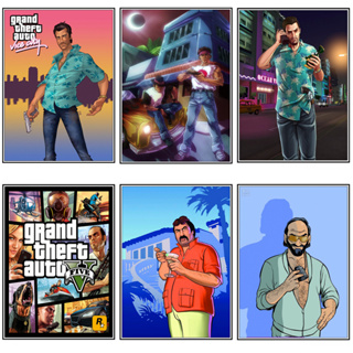 โปสเตอร์ Grand Theft Auto Vice City POSTER A3