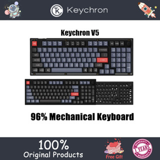 Keychron V5 QMK/VIA Change Key Customized Mechanical Keyboard RGB Hot Plugging Keyboard