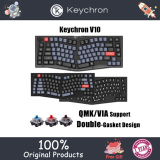 Keychron V10 QMK/VIA คีย์บอร์ดเมคคานิคอล มีสาย 75%