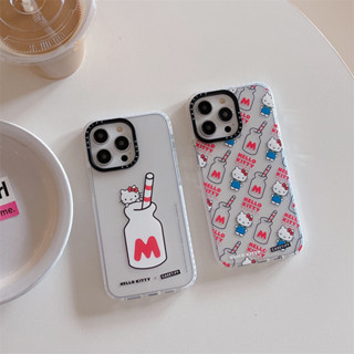 CASE.TIFY HELLO KITTY Air cushion Phone case for iphone 15 15pro 15promax 14 14pro 14promax 13 13pro 13promax 2023 cartoon figure Fashion brand official new design phone case Cute beautiful 12 12pro 12promax 11 11promax Shock-proof soft case 7+