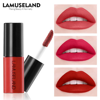 LAMUSELAND ลิขวิดลิปสติก เนื้อแมตต์ กันน้ำ ติดทนนาน 12 สี L18L11