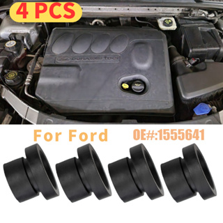 ยางกันชนฝาครอบเครื่องยนต์ดีเซล สําหรับ Ford Mondeo Mk4 4 Focus 2 MK2 Galaxy C Max S Max 2.0 4 ชิ้น