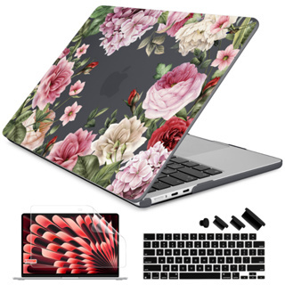 เคสแล็ปท็อป ผิวด้าน สําหรับ Macbook New Air Pro 11 12 13 14 15 16 นิ้ว M1 M2 A2941 A2681 A2338 A2779 A2442 A2780 A2485 A2337 A2179 A2251 A1932 A1466 4 In 1