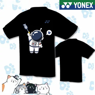 Yonex yy เสื้อยืดลําลอง แขนสั้น พิมพ์ลายกราฟฟิติ YONEX Badminton Jersey Teenagers สไตล์เกาหลี เหมาะกับการวิ่ง เล่นกีฬา สําหรับผู้ชาย และผู้หญิง 2023