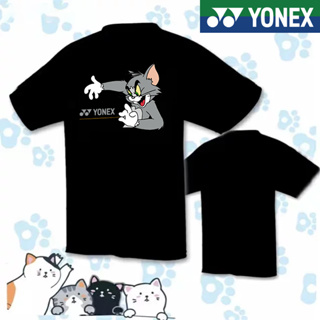 Yonex เสื้อยืดลําลอง แขนสั้น ระบายอากาศ ลาย YY Unix Badminton Jersey แห้งเร็ว เหมาะกับการเล่นกีฬา เทนนิส เทนนิส แฟชั่นฤดูร้อน สําหรับผู้ชาย และผู้หญิง 2023