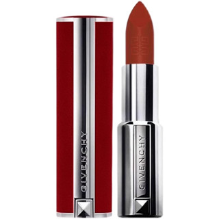 Givenchy ลิปสติก เนื้อกํามะหยี่ สีแดง n37 สีฟ้า สีแดงทับทิม สีขาว แบบเป็นทางการ