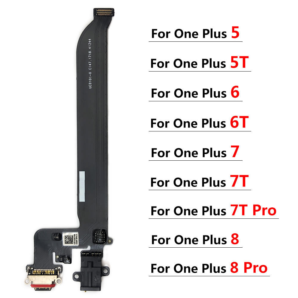 USB ชาร์จสําหรับ Oneplus 5 5T 6 7 7T 8 8T 9 Pro 9R Nord N10 5G ชาร์จ USB พอร์ตเปลี่ยน