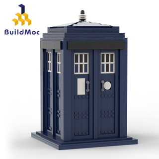 Buildmoc Doctor Who บล็อคตัวต่อ รูปตัวต่อ SpaceTardis TARDIS ของเล่นเสริมการเรียนรู้เด็ก 1194 ชิ้น