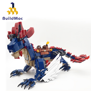 Buildmoc Ark: บล็อคตัวต่อ รูป Rock Drake ของเล่นเสริมการเรียนรู้เด็ก 549 ชิ้น MOC-106666