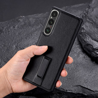 สําหรับ Sony Xperia 1 10 5 Mark V เคสโทรศัพท์หนังแข็ง แบบมองไม่เห็น