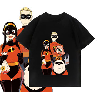 (🔥เสื้อเฮีย🔥) เสื้อ HALLOWEEN SPY × FAMILY  cotton 100% จัดส่งออกภายใน 2-3 วัน