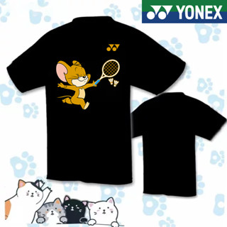 Yonex เสื้อกีฬาแบดมินตัน แขนสั้น ระบายอากาศ ลาย World Championships 2023 สําหรับผู้ชาย และผู้หญิง