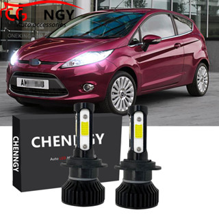 หลอดไฟหน้ารถยนต์ LED 6000K 9-32V ลําแสงต่ํา LHL CG LY สําหรับ Ford Fiesta MK7 MK8 2009-2018 1 คู่