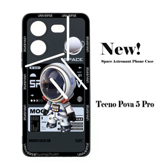 Tecno Pova 5 pro เคส แบรนด์อินเทรนด์ การ์ตูน นักบินอวกาศ อวกาศ เคสโทรศัพท์ กันกระแทก นิ่ม TPU เคส Pova 5