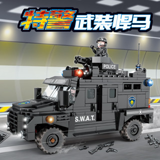 บล็อกตัวต่อเลโก้ รูปนักบินอวกาศ City Guardian Black Hawk SWAT ขนาดเล็ก ของขวัญวันเกิด แบบสร้างสรรค์ ของเล่นสําหรับเด็กผู้ชาย