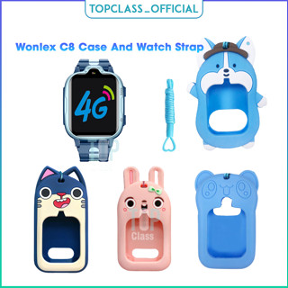 เคสนาฬิกาอัจฉริยะ Wonlex C8 ที่มีดีไซน์น่ารักพร้อมสายคล้องคอสำหรับเด็