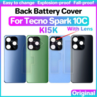 ฝาครอบแบตเตอรี่ด้านหลัง สําหรับ TECNO Spark 10C 10 C KI5K