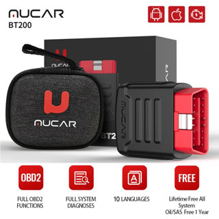 Mucar BT200 เครื่องสแกนเนอร์วินิจฉัยรถยนต์ Obd 2 บลูทูธ Wifi สําหรับรถยนต์ทุกรุ่น Obd2 15 รีเซ็ต