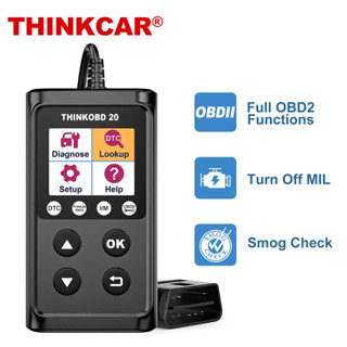 Thinkcar THINKOBD100 เครื่องสแกนเนอร์วินิจฉัยรถยนต์ OBD2 ฟังก์ชั่น DTC Lookup VIN Live #SL1
