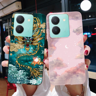 เคสซิลิโคนนิ่ม ลายมังกร สําหรับ Vivo Y36 4G 2023 VivoY36 Y 36 V2247