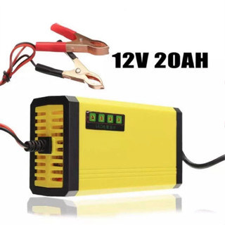 เครื่องชาร์จแบตเตอรี่อัจฉริยะ 12V สําหรับรถยนต์ รถจักรยานยนต์ แบตเตอรี่แห้ง