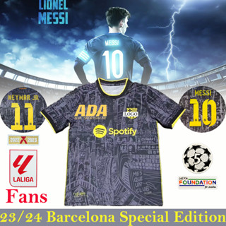 【Fans】ชุดแฟนบอล Barcelona Special Edition 23-24 23-24 สําหรับผู้ชาย