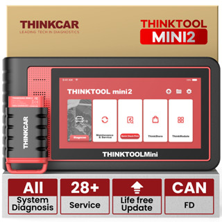 Thinkcar THINKTOOL เครื่องสแกนเนอร์วินิจฉัยรถยนต์ Mini 2 Obd2 Obd2 สําหรับ Auto 28 Reset CANFD All SystemFree