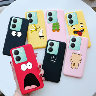 เคสโทรศัพท์มือถือ ซิลิโคนนิ่ม TPU ลายเจลลี่น่ารัก สําหรับ Vivo Y36 4G V2247 Y36 Y 36 2023