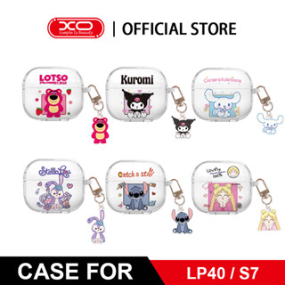 XO LP40 / S7 หูฟังบลูทูธ เคสป้องกันลายการ์ตูนสำหรับ