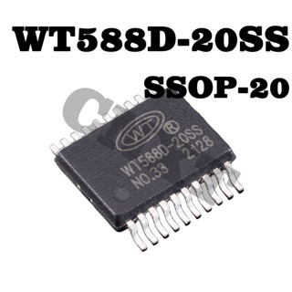 2 ชิ้น WT588D WT588D-20SS WT5880-20SS WT588D16-28SS SSOP28 WT588D16 ใหม่