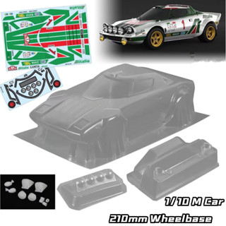 ฐานล้อ PC 210 มม. พร้อมโคมไฟ สําหรับรถบังคับ 1/10 Lancia Stratos HF M TAMIYA CARTEN M