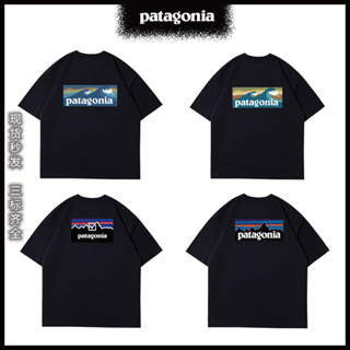 เสื้อยืดแขนสั้น พิมพ์ลาย Patagonia Patagonia ปกป้องสิ่งแวดล้อม ระดับไฮเอนด์ สําหรับคู่รัก