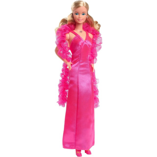 Barbie Signature 1977 Superstar Reproduction Doll in Fabulous Pink Gown with Ruffle Boa HBY11 ตุ๊กตาบาร์บี้ Signature 1977 Superstar Reproduction Doll in Fabulous Pink Gown with Ruffle Boa HBY11